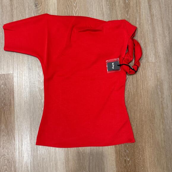 Khy sueded stretch twisted top - Picture 2 of 3